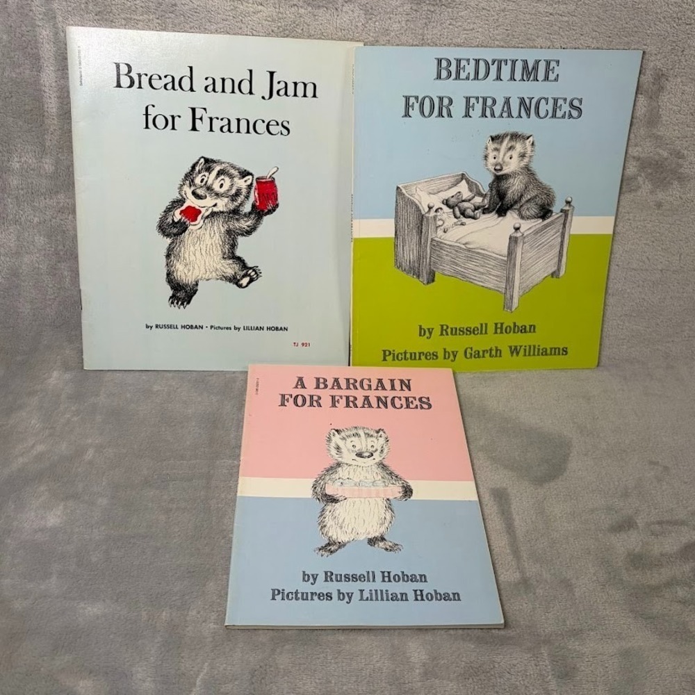 Russell Hoban Frances Book Lot 3 Bread Jam Bedtime Bargain Like New Vintage